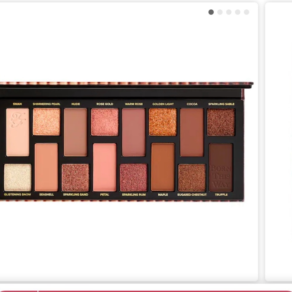 Brand new! Too Faced Born This Way Eyeshadow Palette - Warm Neutrals